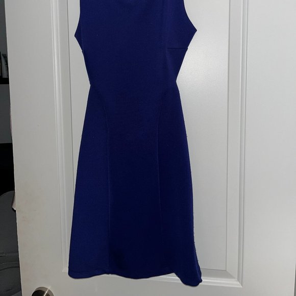 Blue Cutout Dress - Picture 2 of 4